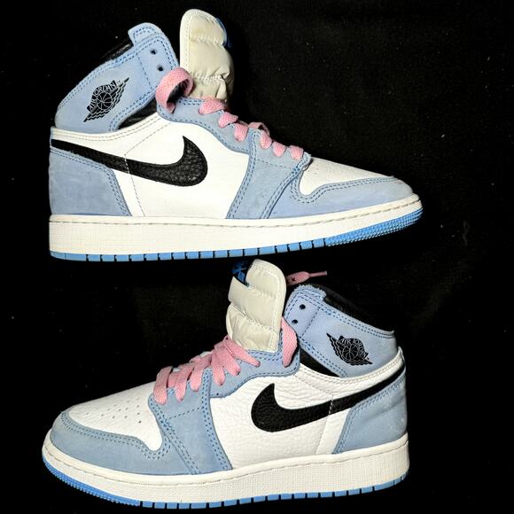 Size 5.5 - Nike Air Jordan 1 Retro High OG GS University Blue Men\\'s Shoes